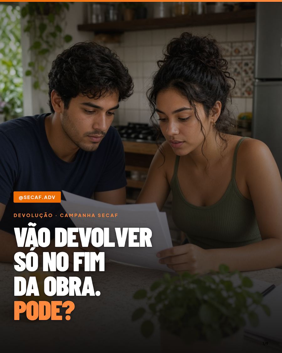 Capa de carrossel do Instagram @secaf.adv