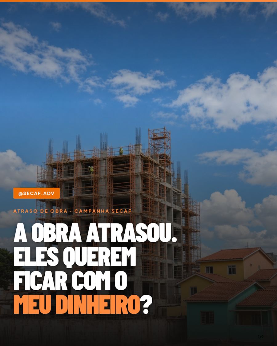 Capa de carrossel do Instagram @secaf.adv